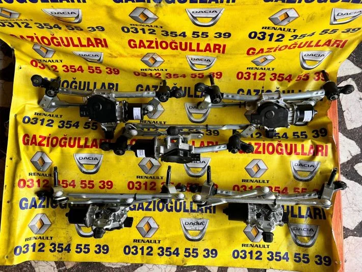 Renault Clio 5 Çıkma Ön Cam Silecek Motoru Mekanızması