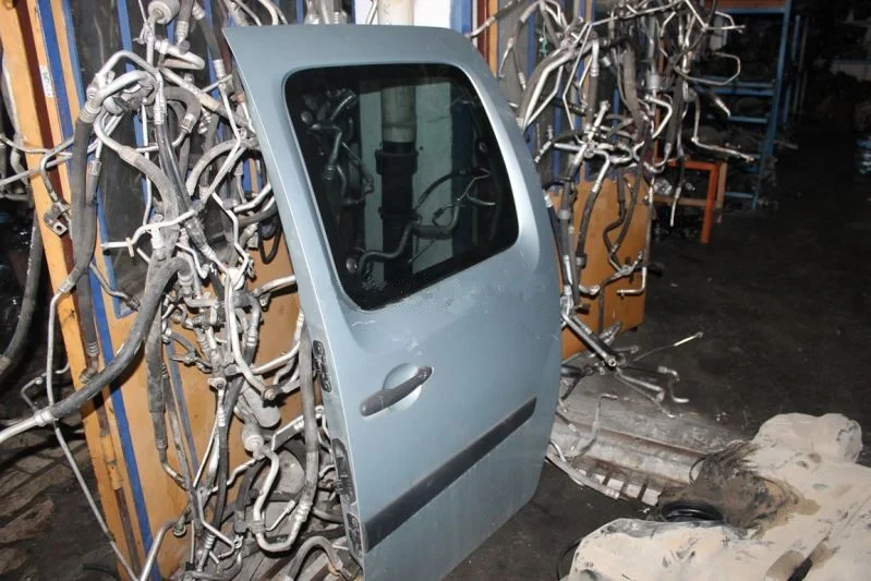Kangoo 3 Sol Sürgülü Kapı Mavi Çıkma